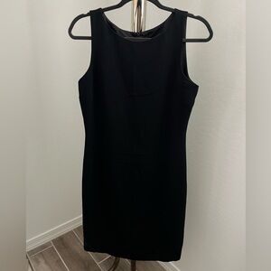 Louben Sleeveless Sheath Stretch Black Dress